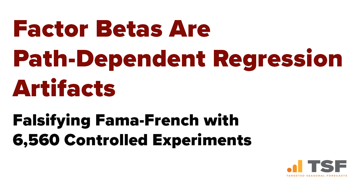 Factor Betas